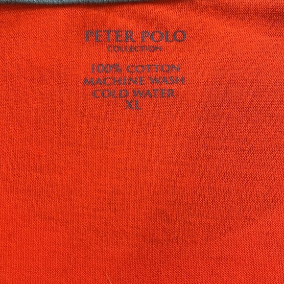Peter Polo Collection Orange T-Shirt with Blue Elephant - Picture 4 of 6